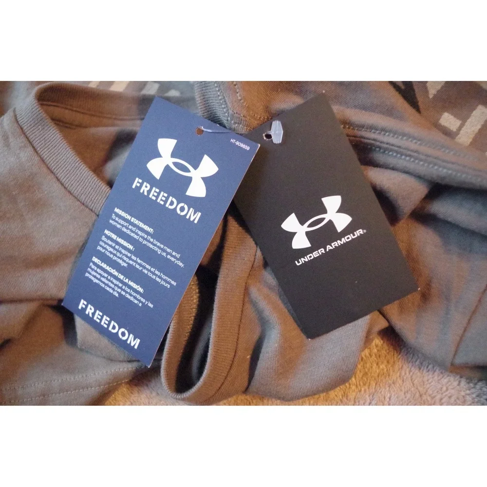NWT Under Armour Freedom Snake T-Shirt Men's Medium Olive Green Rattlesnake‎